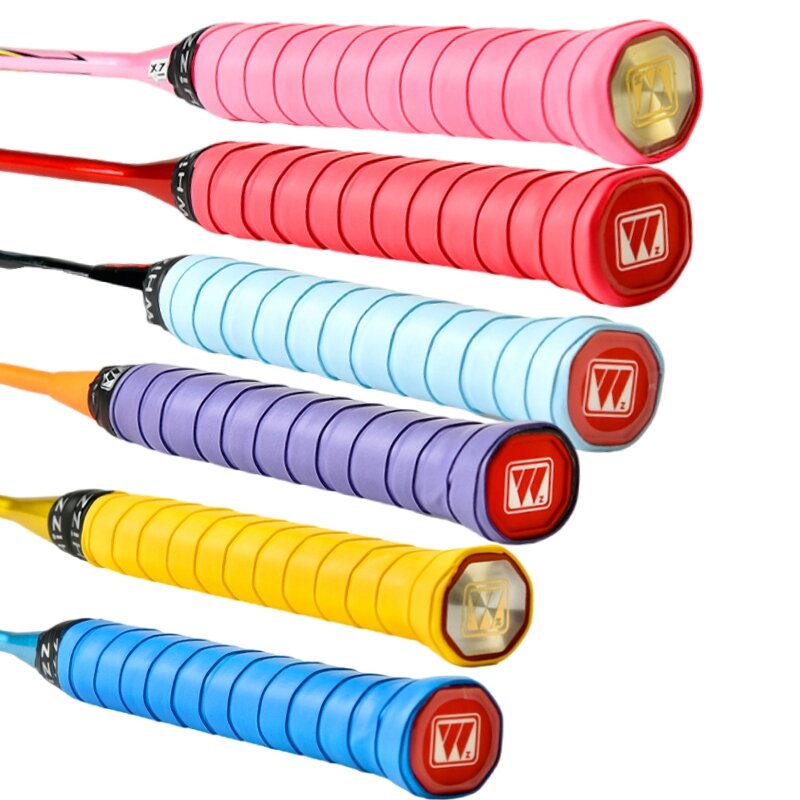 Sweat Absorbent Badminton Racket Over Grip Non-Slip Racket Accessories Sports Rod Hand Rubber Grip High Quality Hot Sale