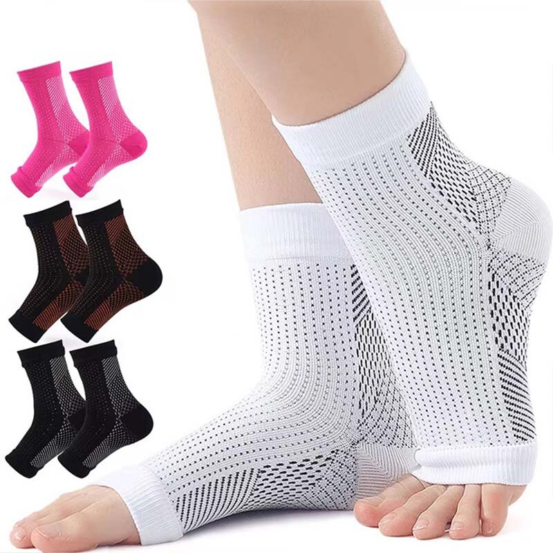 Успокаивающие Компрессионные носки для мужчин и женщин, спортивные носки для снятия невропатии, боли в лодыжке, подошвенного фасциита, отека