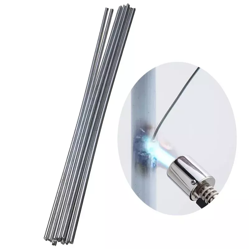 10/20 buah batang las tidak perlu bubuk Solder batang las aluminium 1.6/2mm Brazing suhu rendah batang Solder aluminium