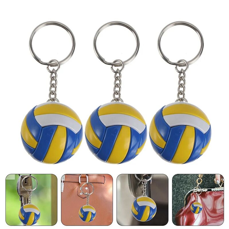 Simulazione calcio portachiavi portachiavi ciondoli calcio portachiavi basket accessori Souvenir pallone da spiaggia basket