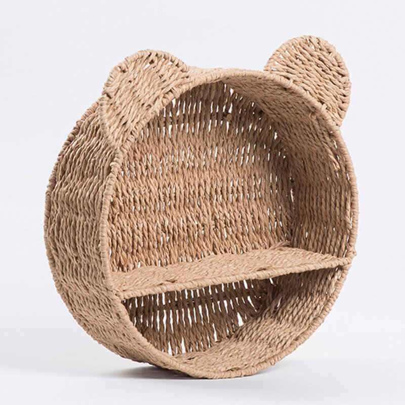 Storage Basket Hand-woven Large Capacity Strong Firm Kitchen Storage Sundries Organizer Handmade Home Fruit Basket