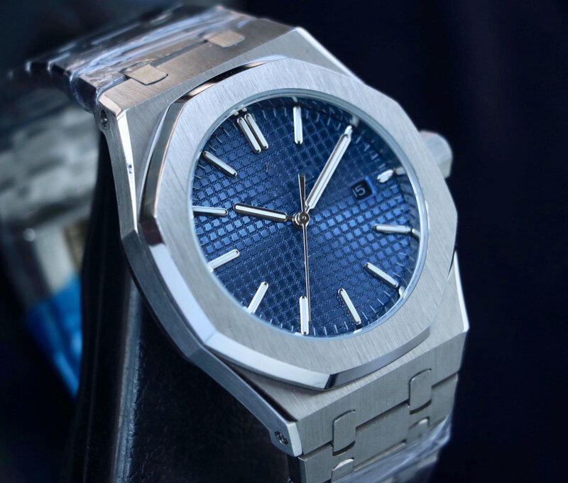 Роскошные брендовые механические часы для мужчин, превосходное качество, часовой механизм 9015, сапфировое стекло, стальной ремешок, очаровательный подарок apwatch