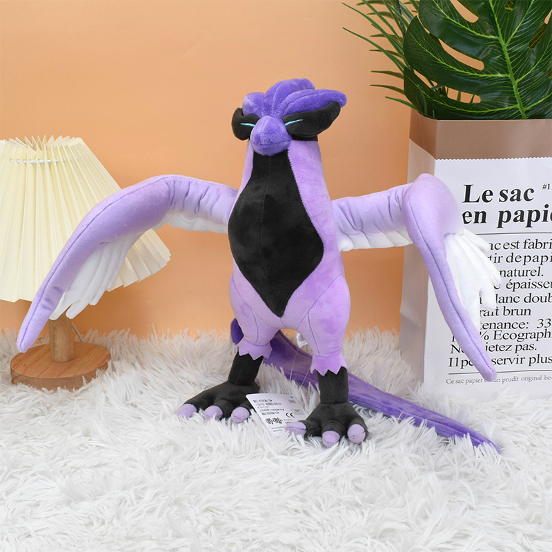 Articuno 포켓몬 갈리언 잠도스 몰트레스 플러시 장난감, 반짝이는 호오 피지토, 재미있는 새 인형, 애니메이션 게임 소장용 선물