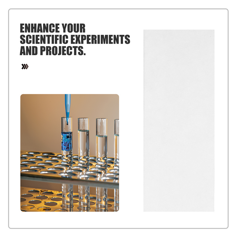 200pcs Chromatography Paper Strips Experiments Papers Test Paper Strips Science Experiment Supplies