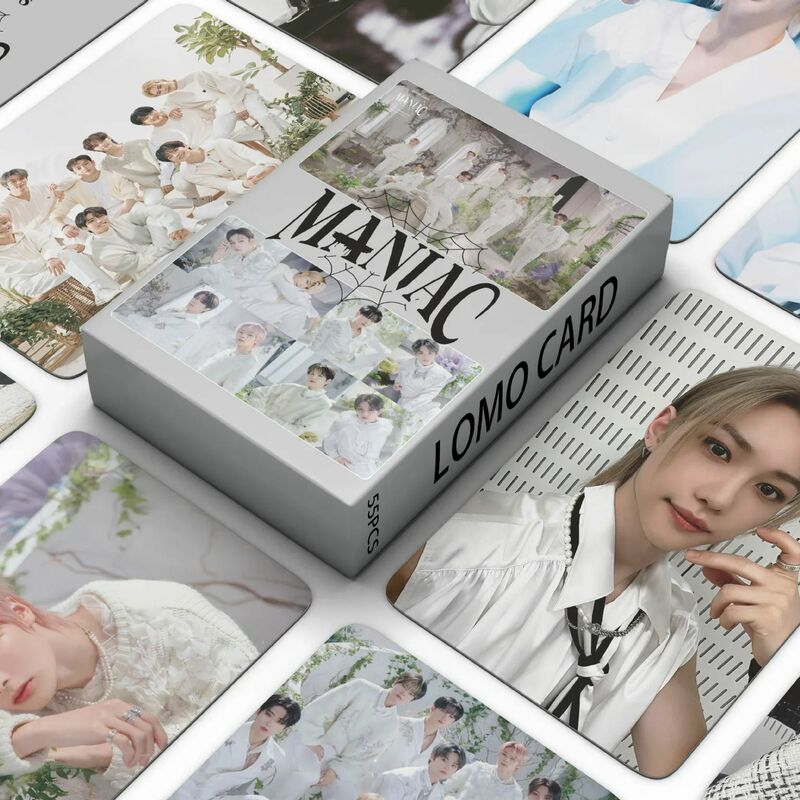 مجموعة Kpop بطاقات لومو ، مهووس ضوئي ، ألبوم صور ، مجموعة بطاقات مطبوعة ، مجموعة مراوح ، 55