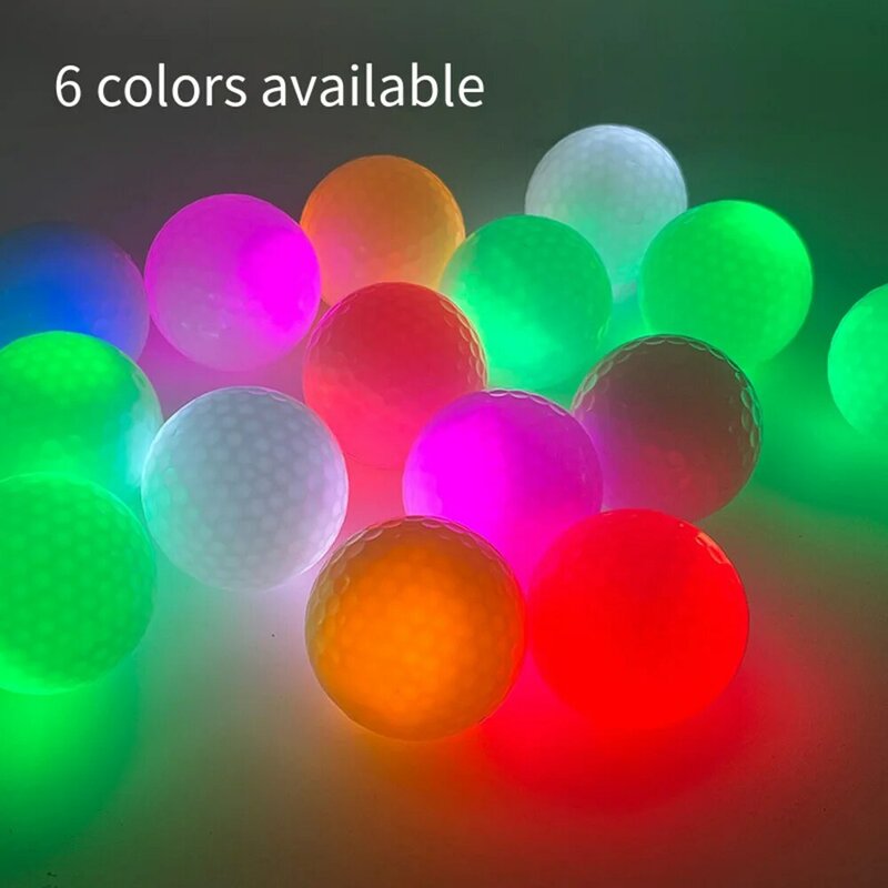 LED incandescente pallina da Golf Flash pallina da Golf lunga durata brillante incandescente la palla è Iuitable per la pratica del Golf Xi di notte milwau