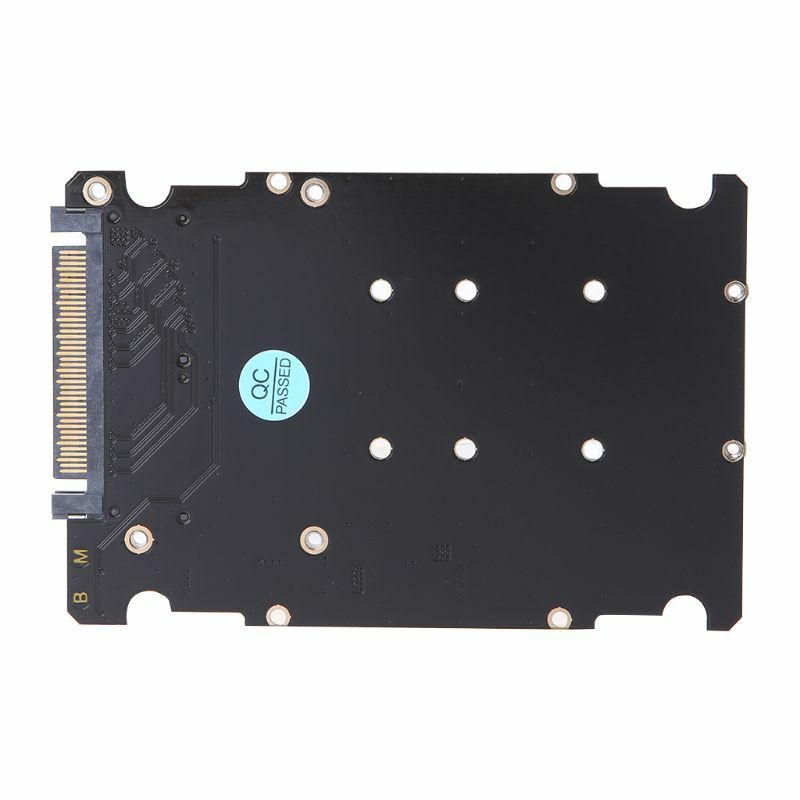 Adaptador M.2 SSD a U.2 2 en 1 M.2 NVMe Key B/M NGFF SSD a PCI-e U.2, adaptador de SFF-8639, convertidor PCIe M2, ordenador de escritorio