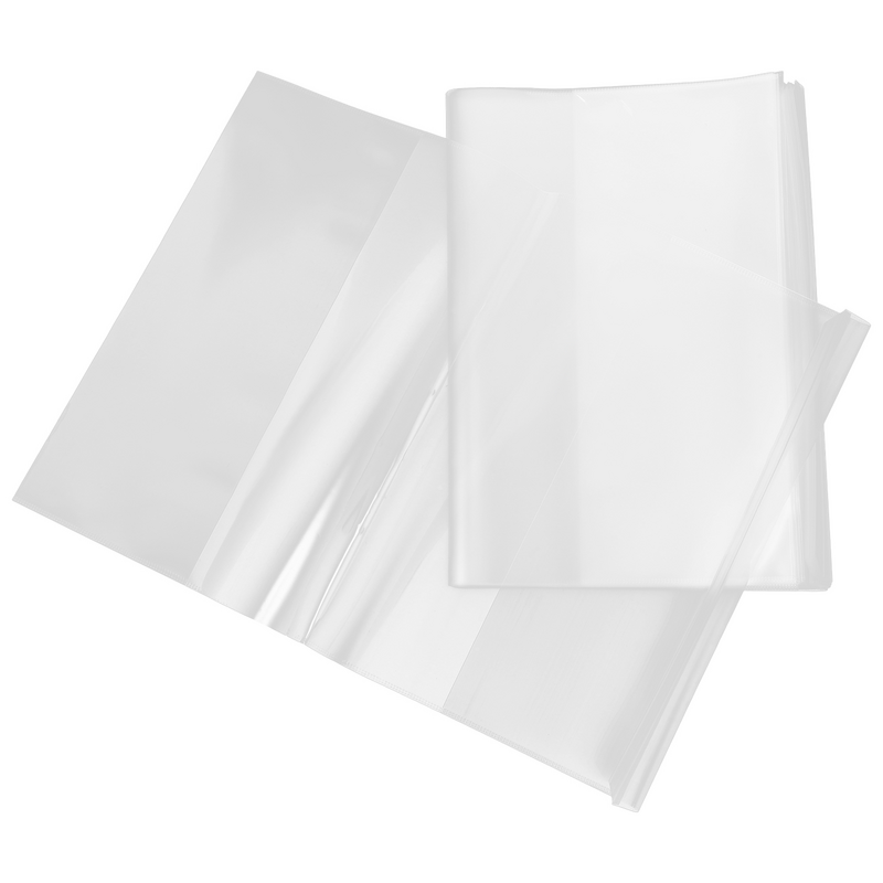 Clear Sleeve Plastic Covers para Alunos, A5 Account Binder Clips, Protection Textbook, Covers para Livros, Escola, Protective Pp para Notebooks