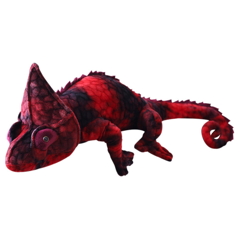 시뮬레이션 파충류 도마뱀 카멜레온 플러시 장난감, 고품질 개성 있는 동물 인형 베개, 어린이 생일 크리스마스 선물