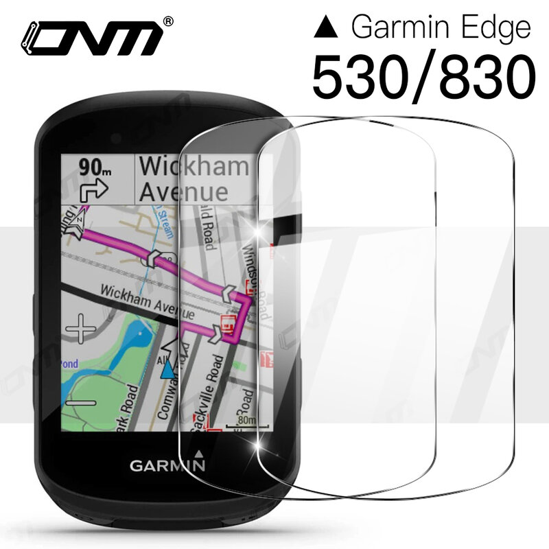 GPSと保護フィルムを備えた強化ガラスモバイルスクリーンプロテクター,Garmin Edge 530 830 540 840 Plus 520 1000,自転車用保護ガラス