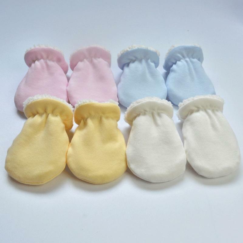 Warm Baby Mittens for Kids Boy Girl Children Toddler Anti-grab Mittens Winter Thick Mitten Baby Product(for 0-6 Months)
