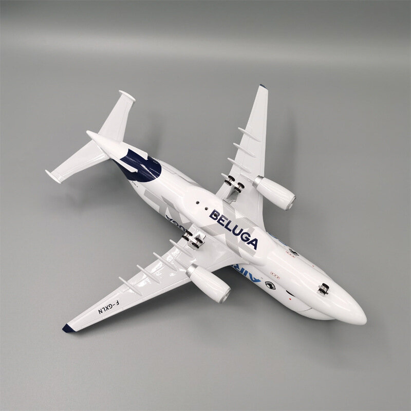 Avión de resina fundido a presión, Airbus A330-743L, SuperBeluga, transporte, N ° 5, colección de modelos, exhibición de juguetes, Fans, 41cm, escala 1:150