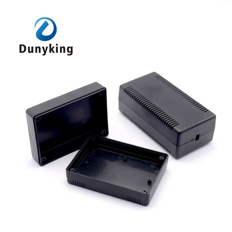 70/100มม. DIY กล่องเก็บของอุปกรณ์กล่องหุ้มอุปกรณ์อิเล็กทรอนิกส์อิเล็กทรอนิกส์กล่องปิดล้อมกันน้ำสีขาวดำ