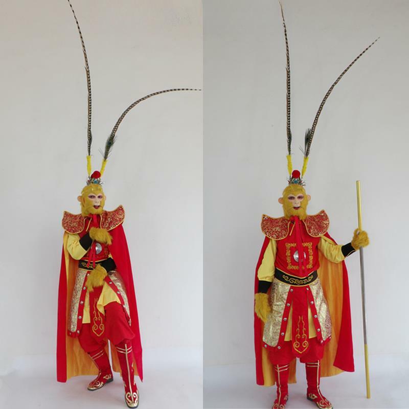 Disfraz de Wukong Journey to the West para adultos, conjunto completo de ropa de combate, actuación en escenario