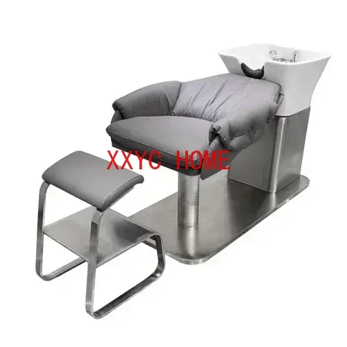 Do salonu fryzjerskiego do mycia włosów krzesło fryzjerskie łóżko ergonomia salon fryzjerski krzesło fryzjerskie kosmetyczny komfort Sillas meble QF50SC