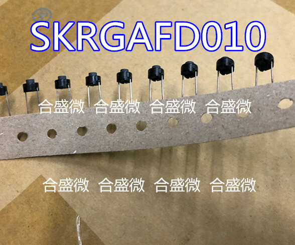 Skrgafd010-Bouton de commutation tactile, 6x6x5, prise directe, 2 pieds, climatisation, audio, importé