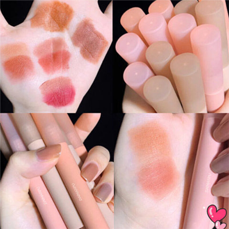 Nude Liquid Lipsticks Waterproof Velvet Matte Lip Gloss Long Lasting Non-stick Cup Lip Tint Makeup Pigment Cosmetics