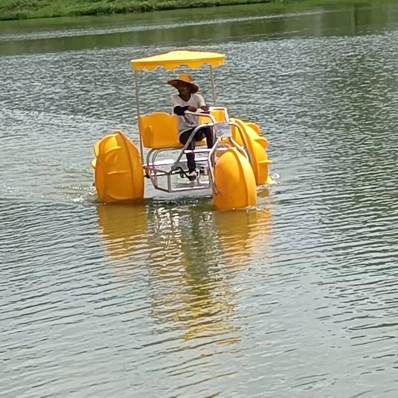 Rower wodny rowerek wodny 3 dużymi kołami rower wodny trójkołowy rower wodny trójkołowy