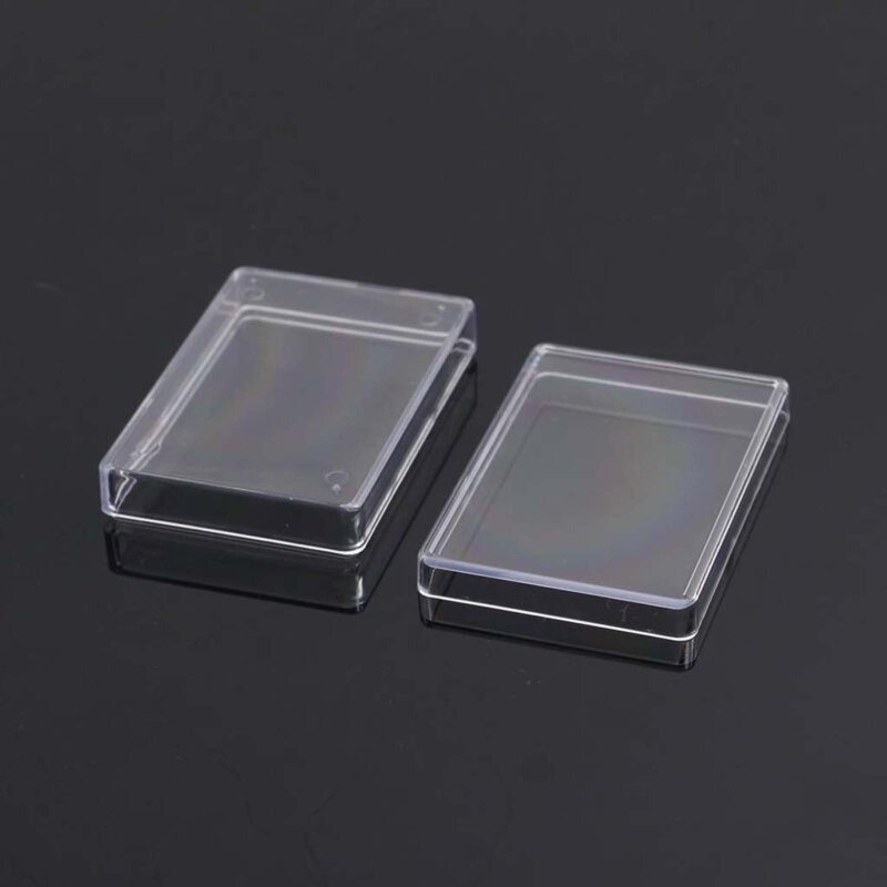 Playing Card Set Container for Case Transparent Storage Travel Box for