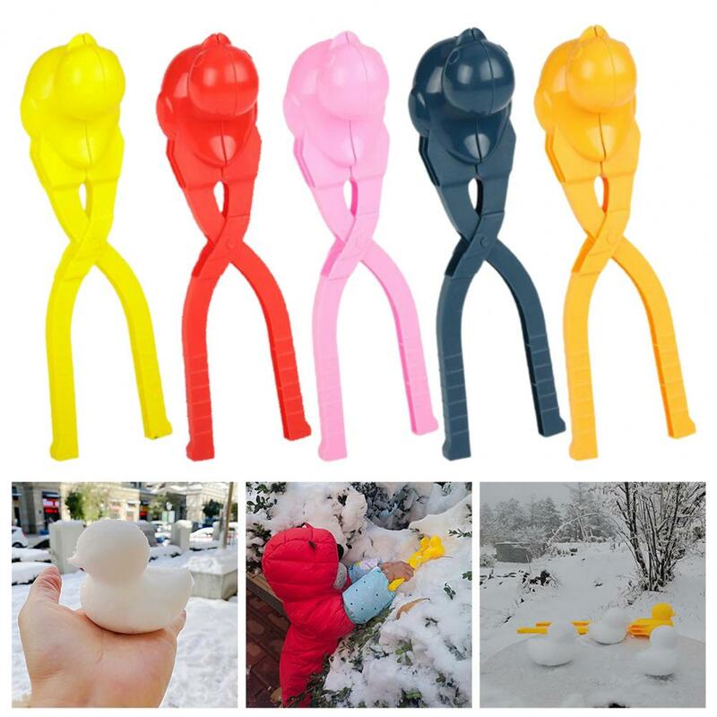 Детский уличный Снежный мяч, снежный мяч, строительный зажим, игрушка для футбола, яркий цвет, эргономичная ручка, зажим для снежного мяча