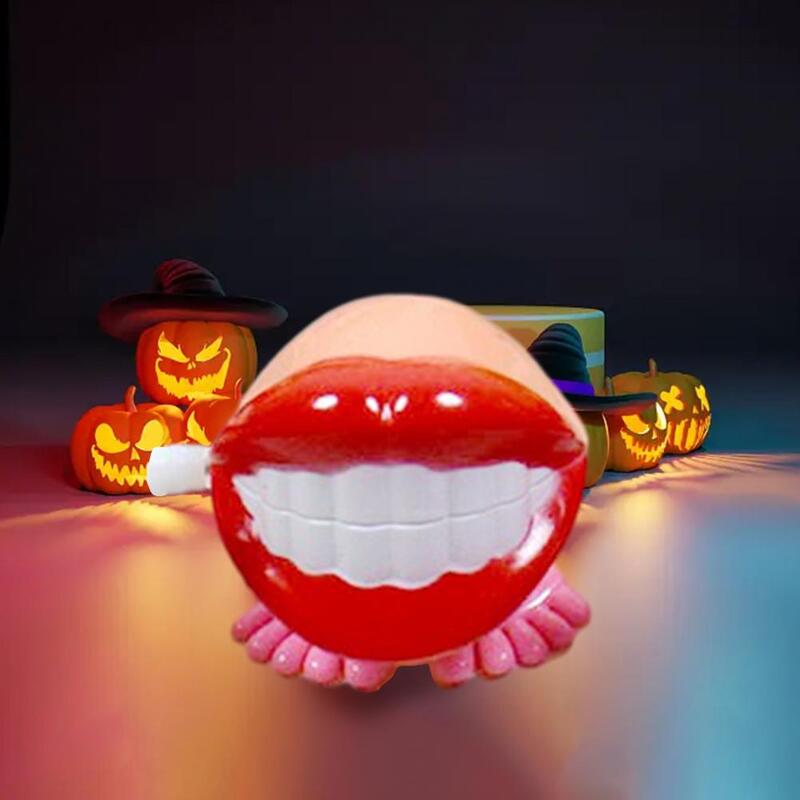Заводная игрушка креативная форма большие глаза прыгающие зубные протезы обучающая Механическая Весенняя заводная игрушка Хэллоуин розыгрыш украшение подарок