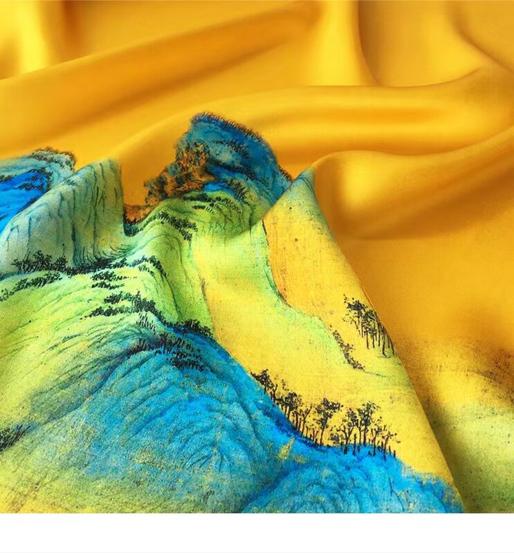 BYSIFA-Bufandas 여성 스카프 목도리 패션 우아한 새틴 스퀘어 스카프, 노란색 녹색, 가을 겨울 브랜드 실크 스카프 히잡