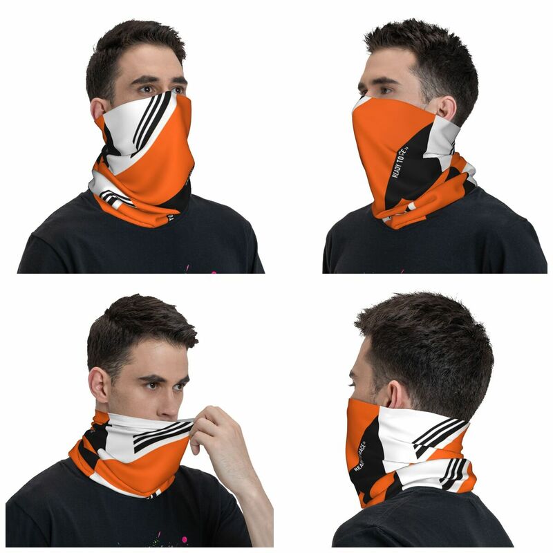 Ready To Race Motocross Bandana Neck Gaiter Printed Wrap Scarf Warm Headband Fishing Unisex Adult Washable