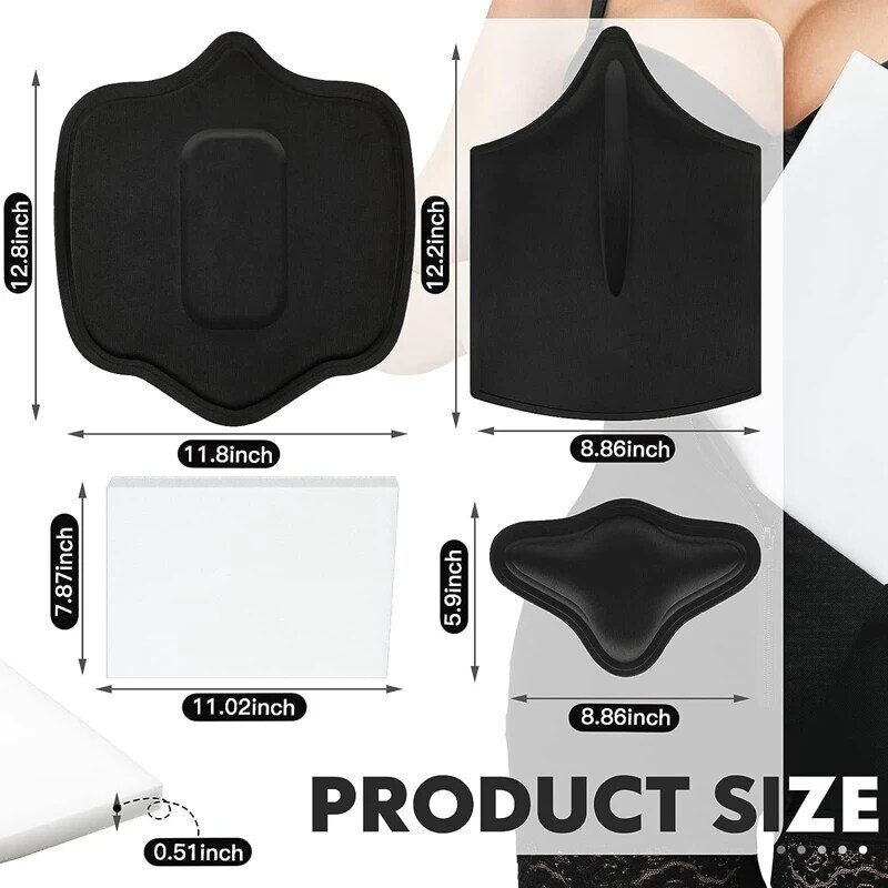 5 Stück bbl Lenden schmieder Lipo Foam Board Rücken Bauch Bauch Board für Lenden bauch