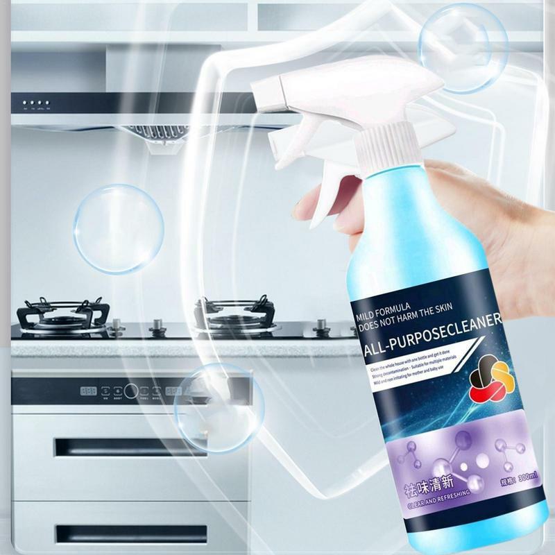 300ml detergente in schiuma per auto in pelle smacchiatore multiuso griglie da cucina forni per la pulizia dell'olio sporco Spray schiuma strumento di lavaggio