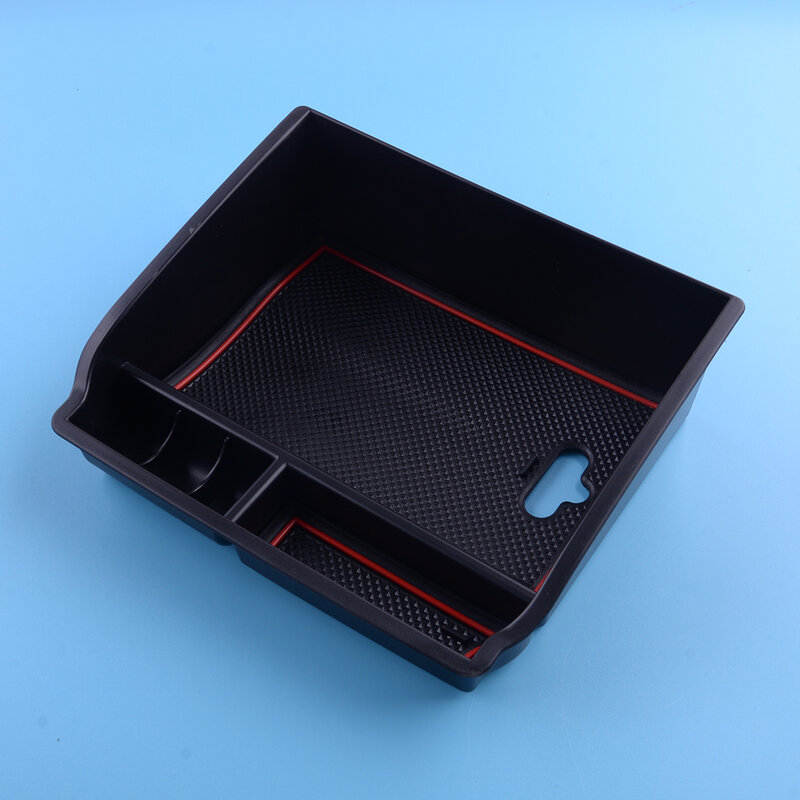 Console central do carro preto suporte caixa de armazenamento braço organizador bandeja apto para toyota hilux 2015 2016 2017 2018 2019 2020 2021