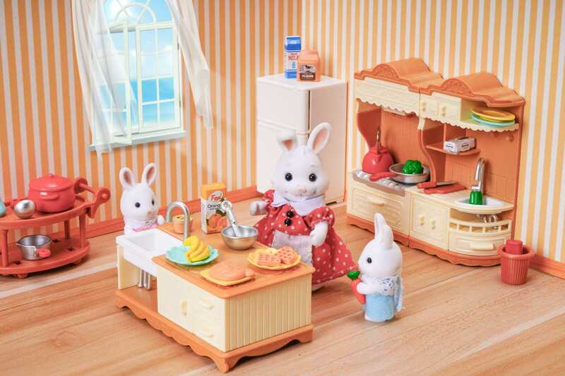 Giocattoli per la famiglia della foresta articoli in miniatura Set di mobili per casa delle bambole giocattoli per la scena del negozio di ragazze compatibili in miniatura fingono idee Creative