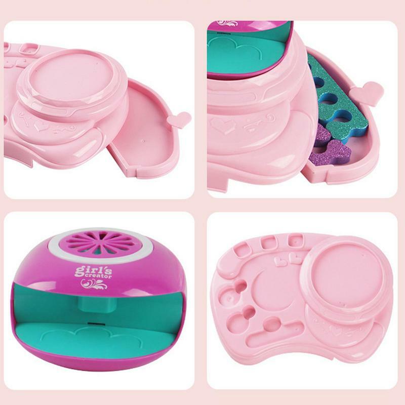 Набор лаков для ногтей с сушилкой для ногтей СПА набор для макияжа/нейл-арта профессиональные игрушки для макияжа принадлежности для ногтей подарок на день рождения для девочек