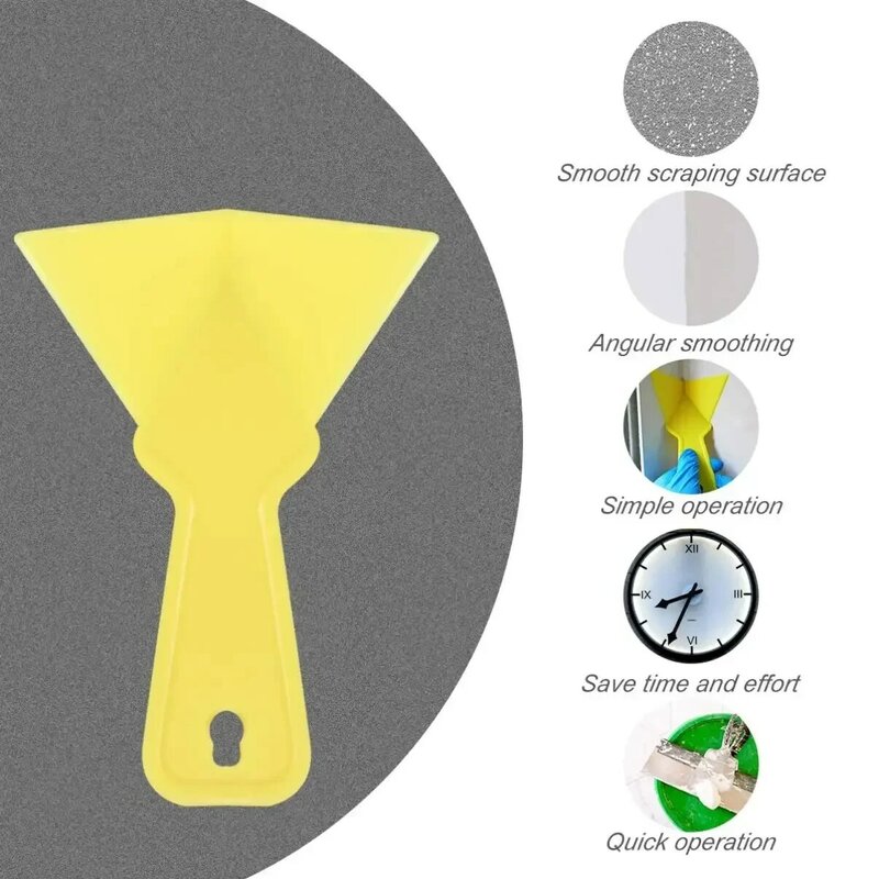 Plastikowa szpachlówka narożna Yin i Yang ABS zagęszczony narożnik narzędzie do przycinania kształt ściany ochraniacz narożny szczotka i skrobak