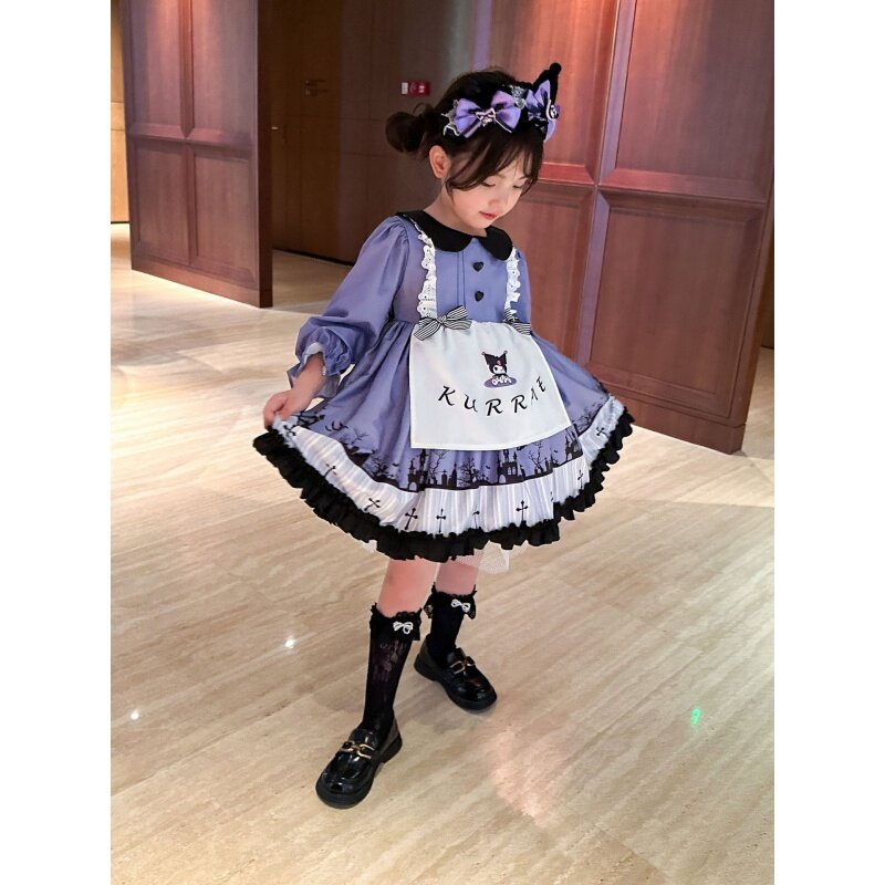Girls' Autumn New Clow M Lolita Princess Dress Gown Pettiskirt