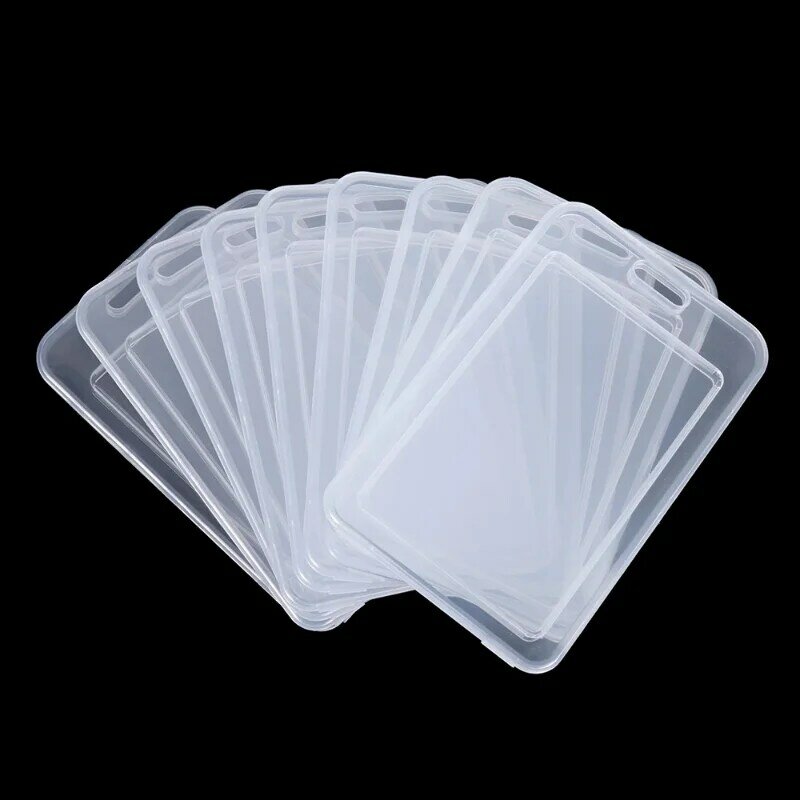 1-10Pcs Waterproof Transparent Card Cover Student Plastic Bus Card Holder Case Business Credit Cards Bank ID Card Sleeve Protect