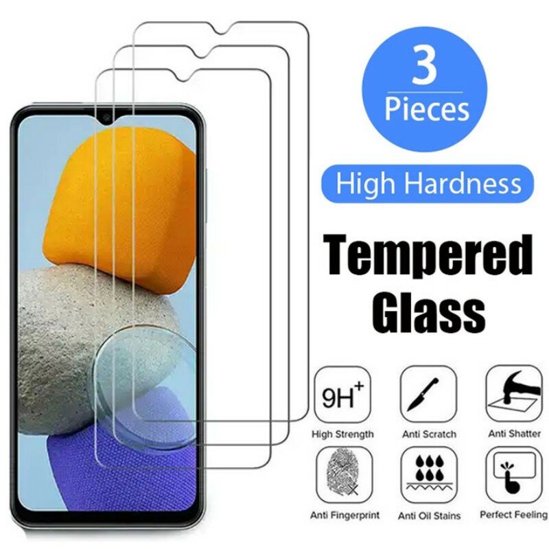 Protector de pantalla de vidrio templado para Samsung Galaxy, Protector de pantalla para Samsung Galaxy A13, A52, A53, A33, A32, A22, A73, 5G, A52S, A21S, A51, 50, A72, A71, 3 unidades