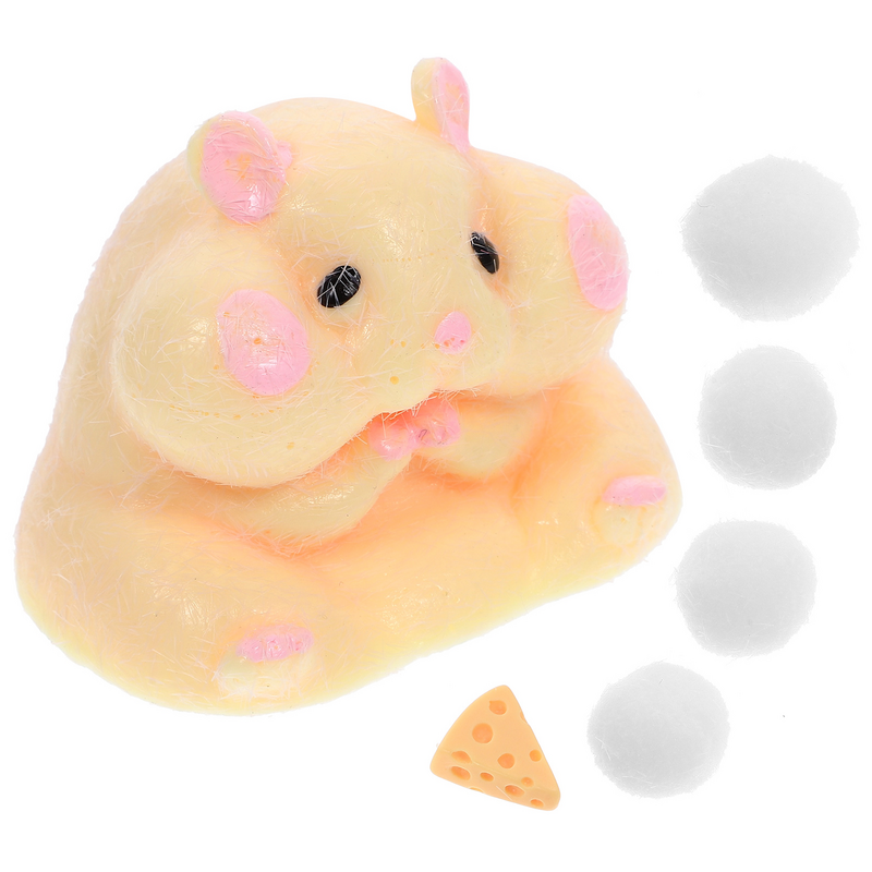 Cute Mouse Toy Set, Alívio Da Ansiedade, Decompress and Stress Stretch, Brinquedo pequeno do rato, 1 conjunto