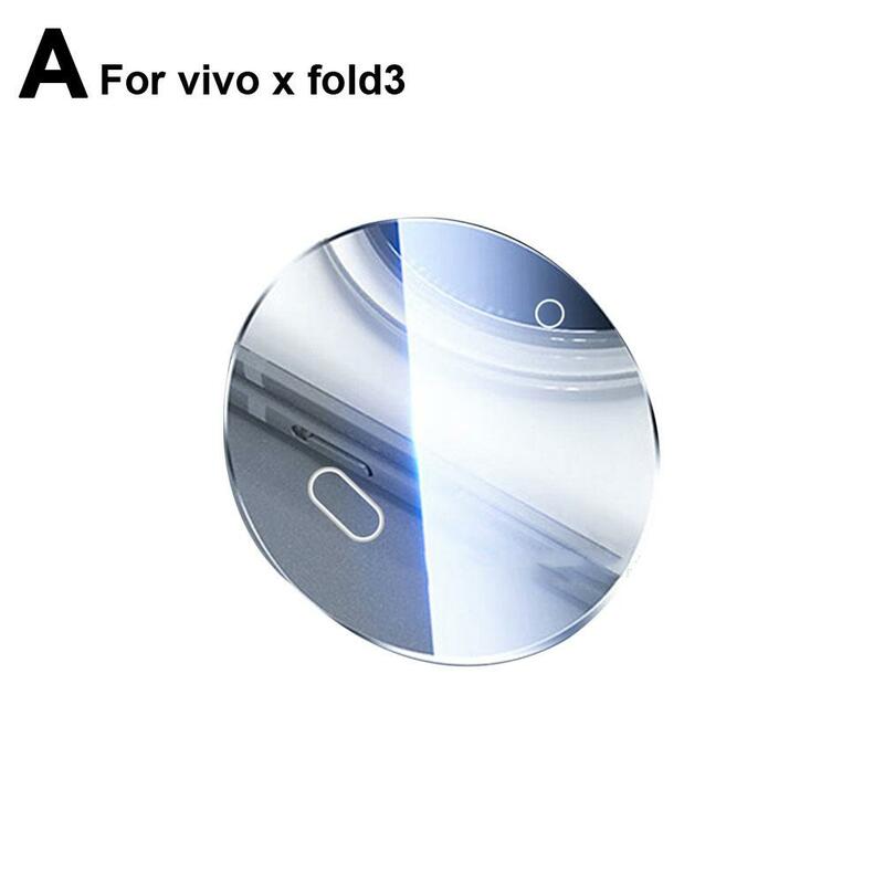 Película protectora para lente Vivo X Fold3/Fold 3 Pro, HD, resistente a los arañazos, transparente, pantalla de seda reforzada (opcional)
