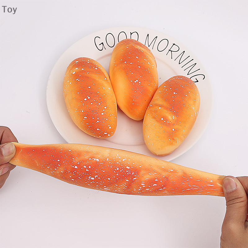 Simulazione decorazione del pane giocattoli di sfiato del pane finto scherzo divertente pane spremere giocattolo a rimbalzo lento giocattoli di decompressione creativi ornamento