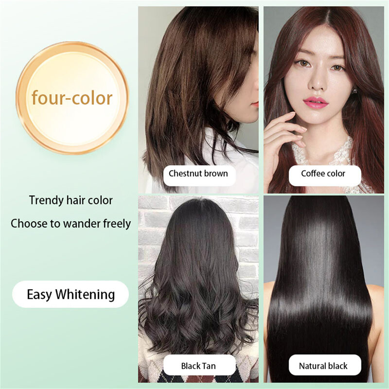 10Pcs/Bag 20ml Popular Temporary Bubble Hair Color Natural Plant Hair Dye Vibrant Hair Color Hair Dye Hair Coloring Styling Tool