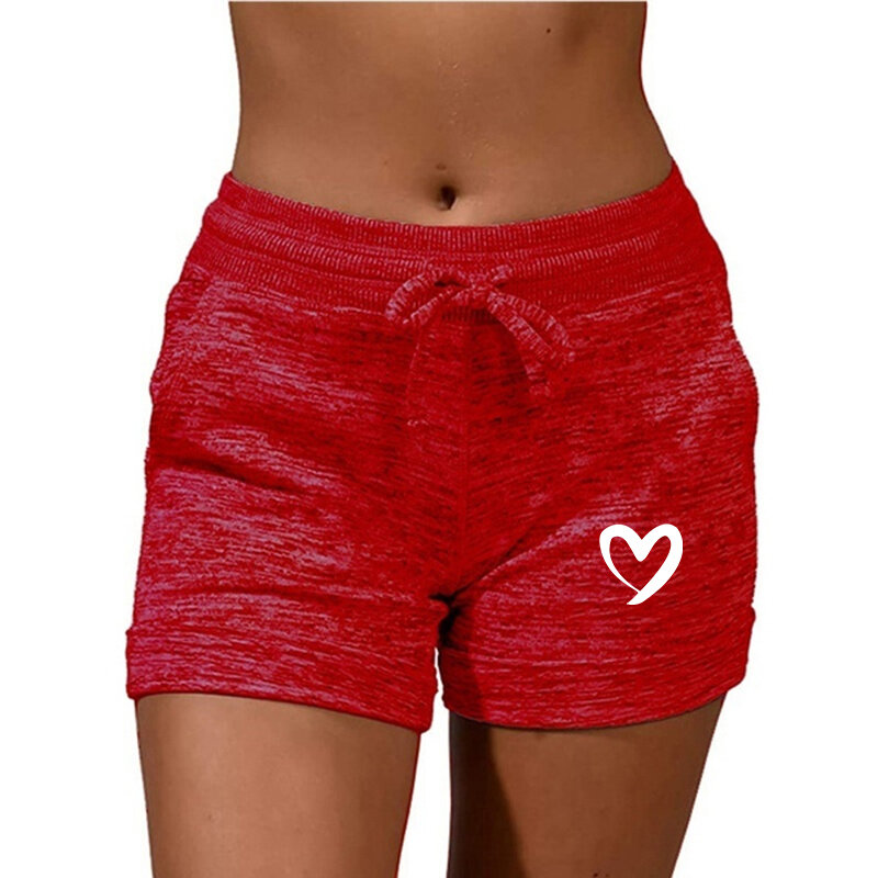 Damesmode Casual Shorts Met Zakken En Trekkoord Hoge Taille Sport Rekbare Shorts Yoga Hardloopshorts Plus Size S-5XL