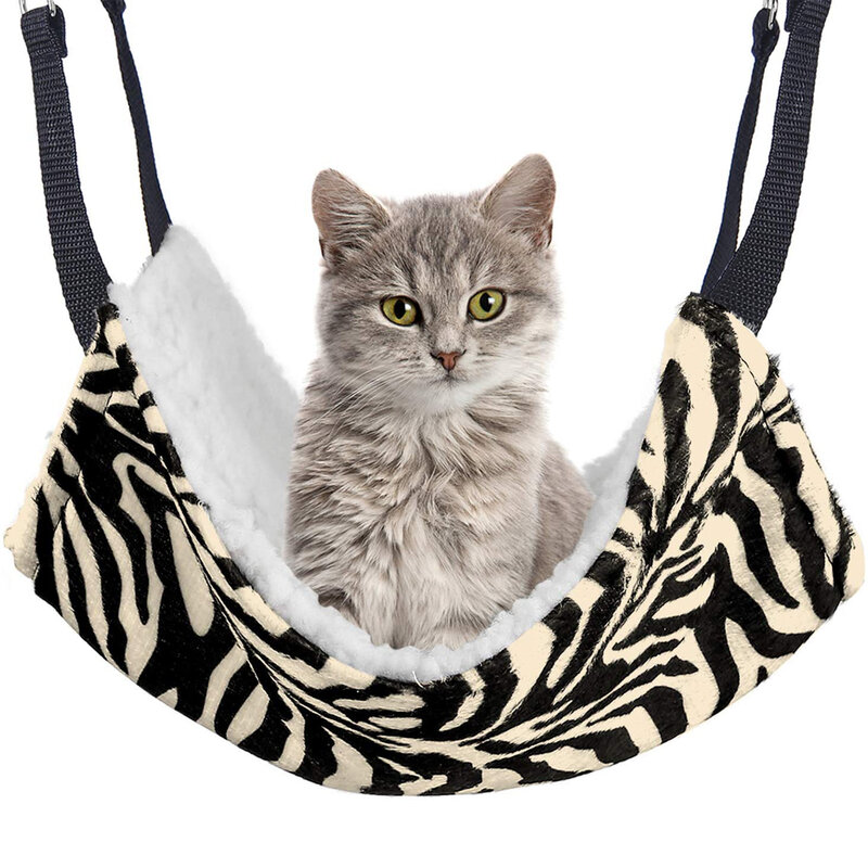 Suprepetぶら下げ猫ハンモックペット用品猫寝袋ペット猫ケージ通気性ダブル両面使用可能な暖かい猫ベッドマット