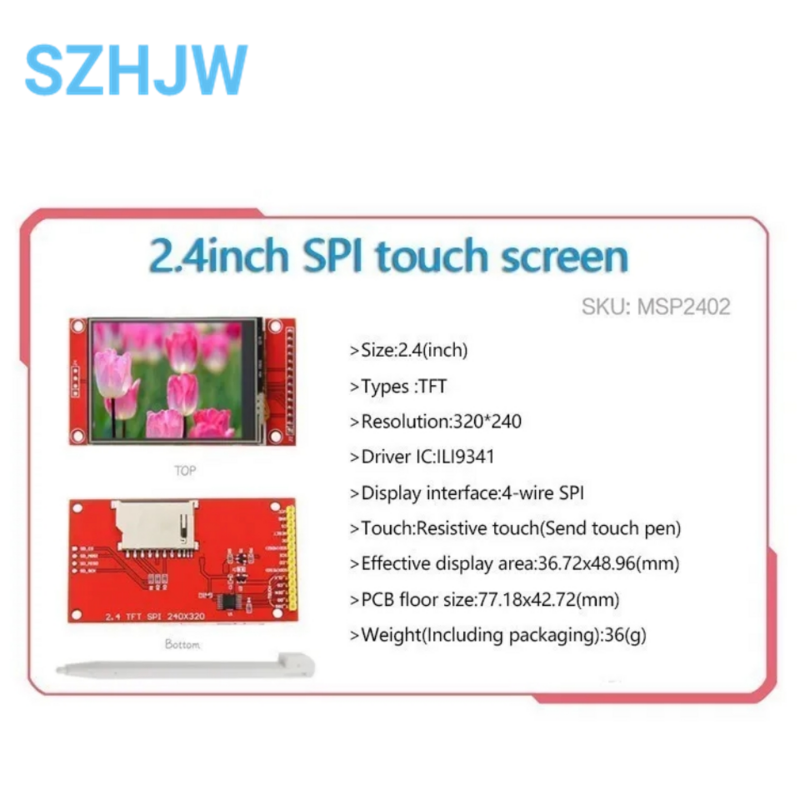 1pcs SPI port série seriesctouch 2.2/2.4/2.8/3.2/3.5/4.0 pouces TFT LCD écran module pour stm32 Conseil de Développement arduino