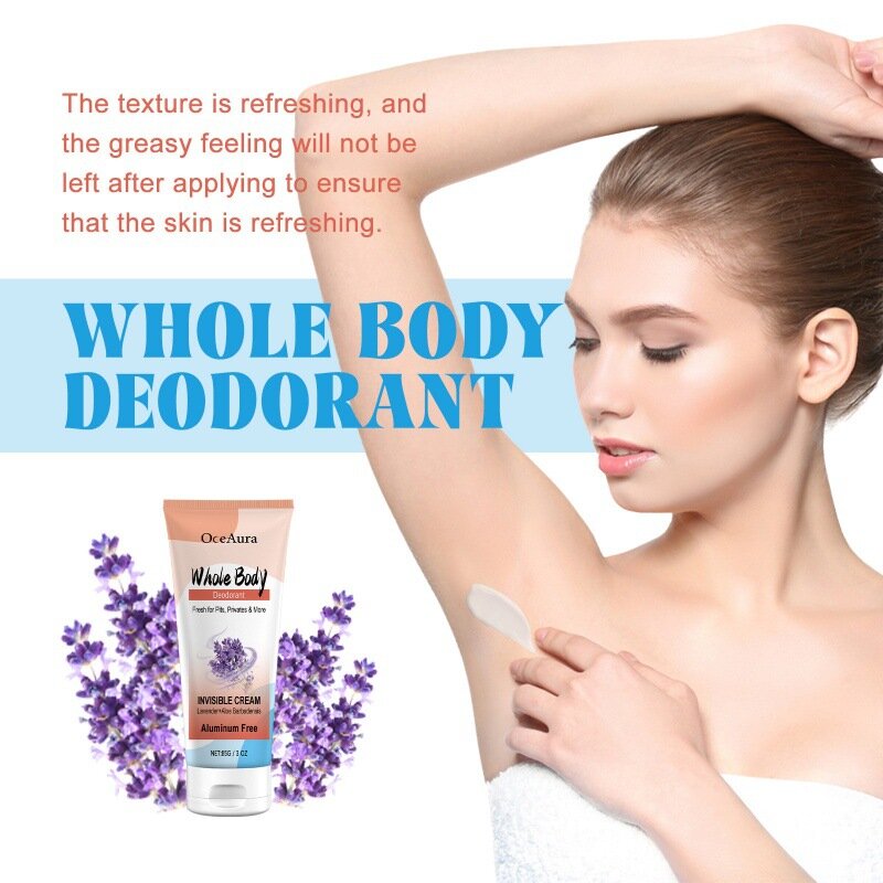 Crema desodorante para eliminar el olor corporal, crema antitranspirante portátil, elimina el mal olor, axilas, ombligo, eliminación pegajosa