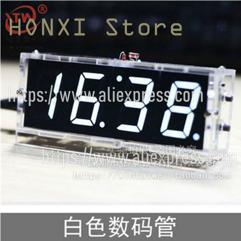 Reloj digital de un solo chip, pantalla de reloj digital de 1 pulgada, LED, tubo digital, piezas de bricolaje, 1 piezas 51