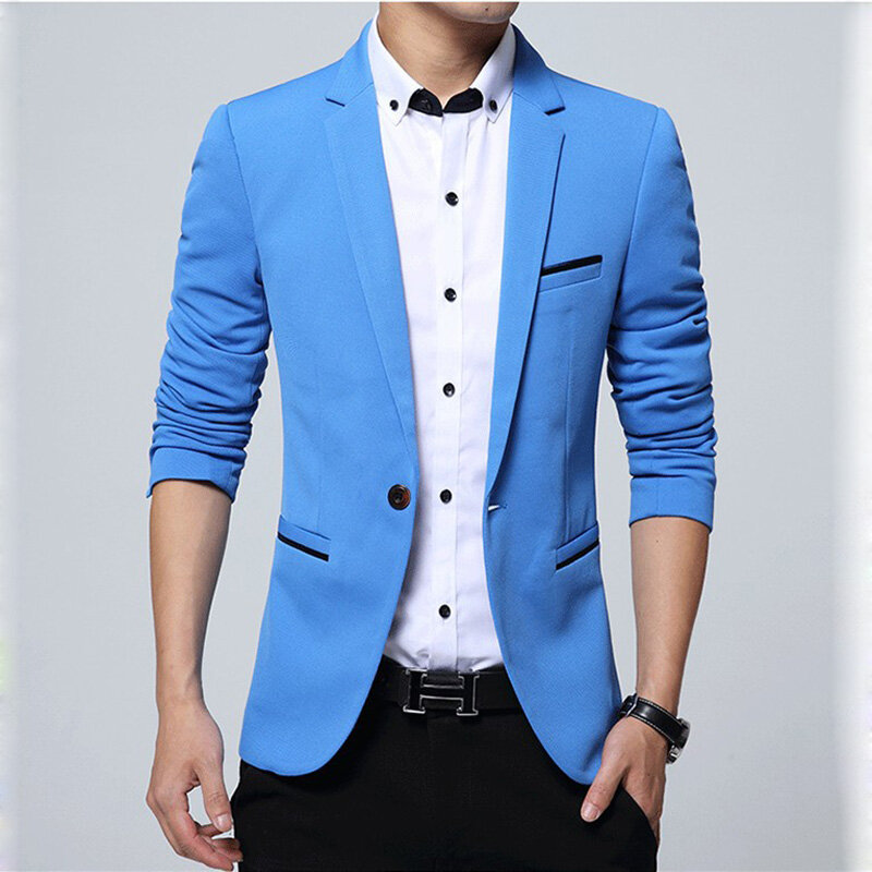 Marke Herren Casual Blazer 2023 Herbst neue Mode schlanke Business Anzug Mantel Gentleman hochwertige Herren bekleidung homme m ~ 5xl