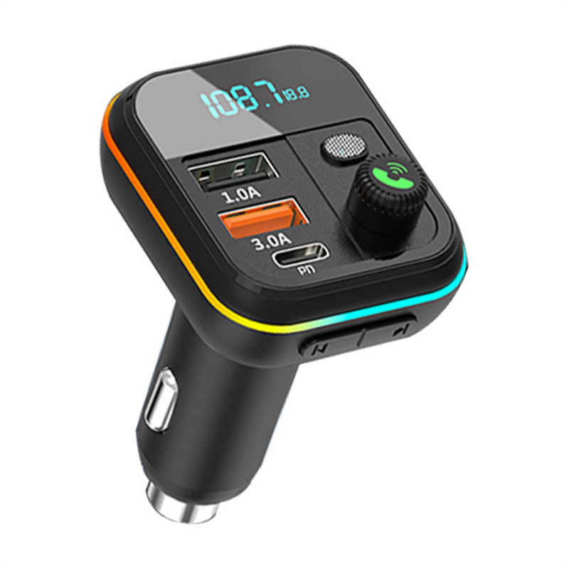 Reproductor Mp3 con Bluetooth 5,0 para coche, unidad Flash USB, tarjeta de memoria, carga rápida QC 3,0