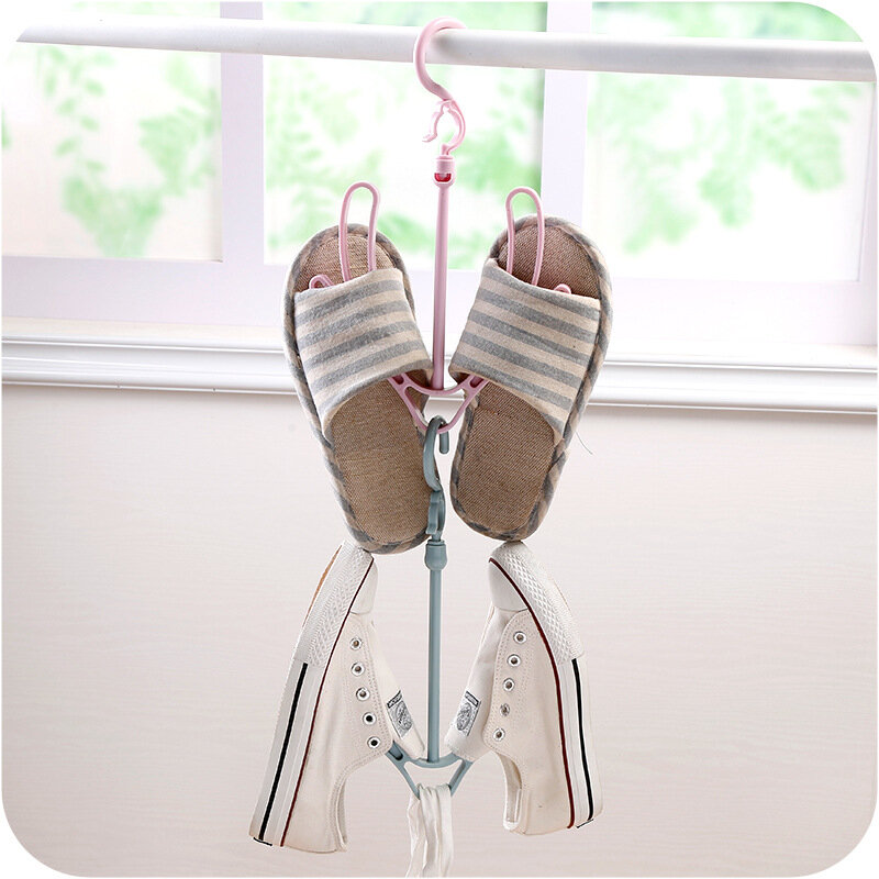 Многофункциональная подставка для обуви, стойка для сушки, крючки для балкона, подвесные полки для обуви