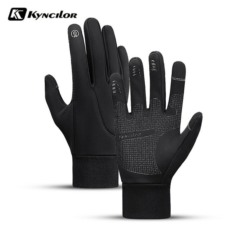 Мужские и женские зимние перчатки, водонепроницаемые теплые флисовые перчатки, нескользящие перчатки для сенсорного экрана, для занятий спортом на открытом воздухе, для бега, лыжного спорта, сноуборда