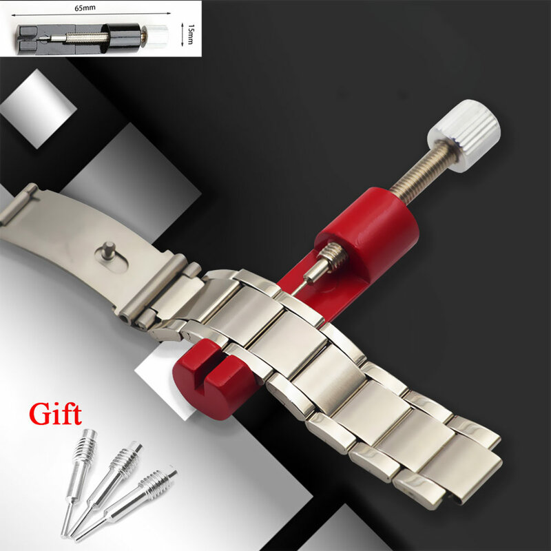 Metall Uhr Reparatur Werkzeug Anpassung Uhr Riemen Werkzeug mit Uhr Pin Band Armband Link Pin Remover Einfach Zu Entferner einstellen